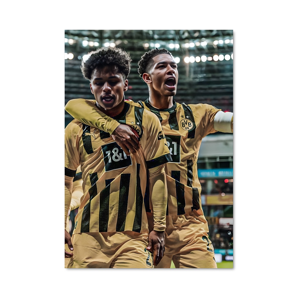 Poster La Fête Jaune et Noire